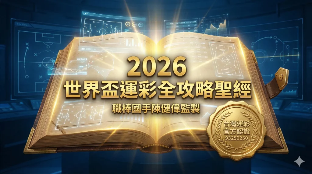 2026 世界盃運動彩券投注教學｜職棒國手陳健偉親授：全攻略聖經